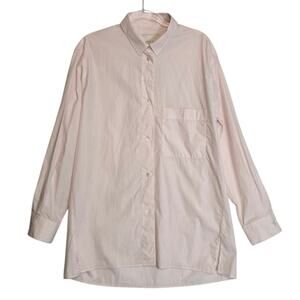 Studio Nicholson Classic Straight Shirt Fine Red Stripe Oversized Size 3 NEW